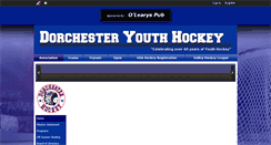 Desktop Screenshot of dorchesteryouthhockey.com